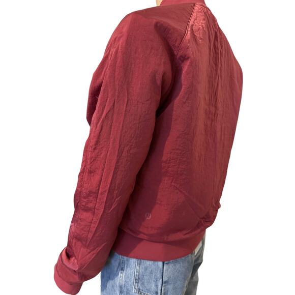 Lululemon Serene Travels Bomber Jacket Size 6 - Picture 7 of 11